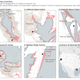Areas around five coastal NASA centers that would be inundated by 12 inches (30 cm) of sea level rise (red). Image: Josh Stevens/NASA Earth Observatory